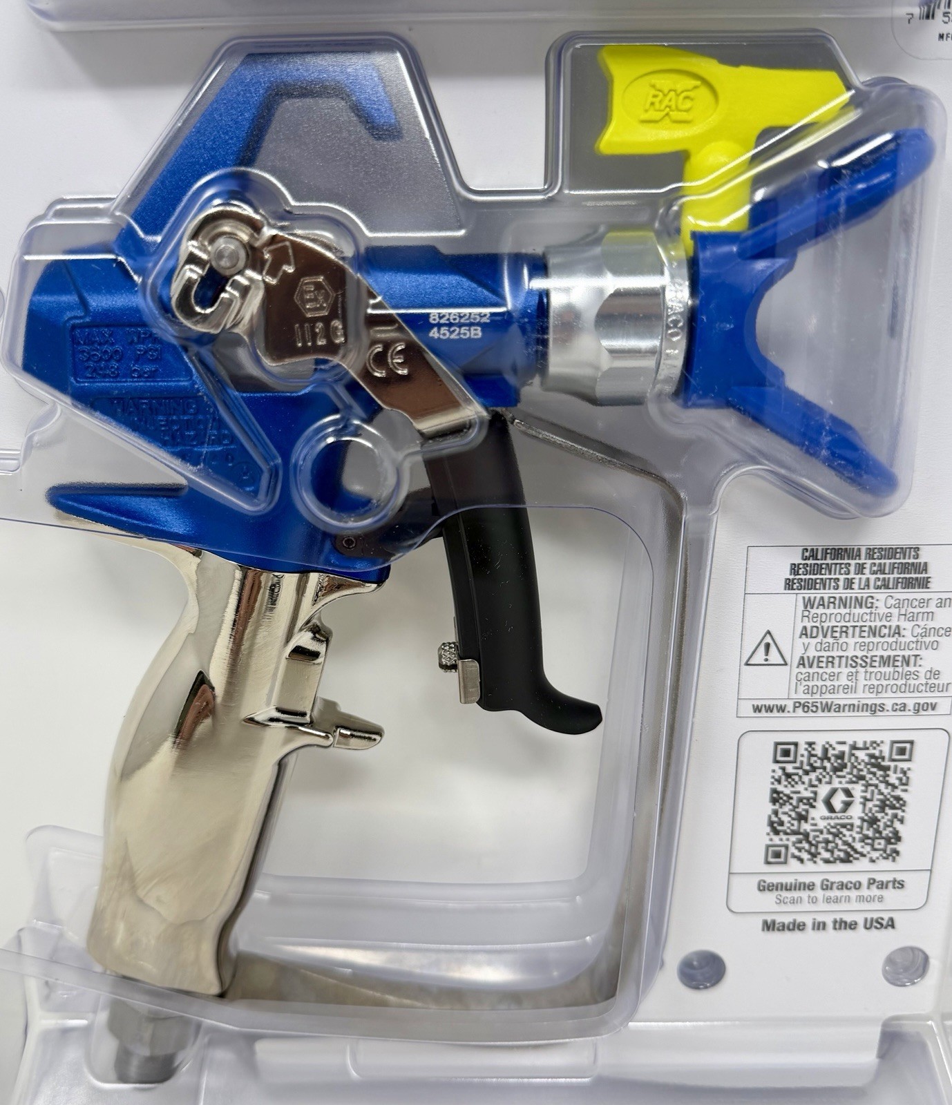 New Graco 826252 Contractor PC Compact RAC X Airless Paint Spray Gun SHIPS FREE!