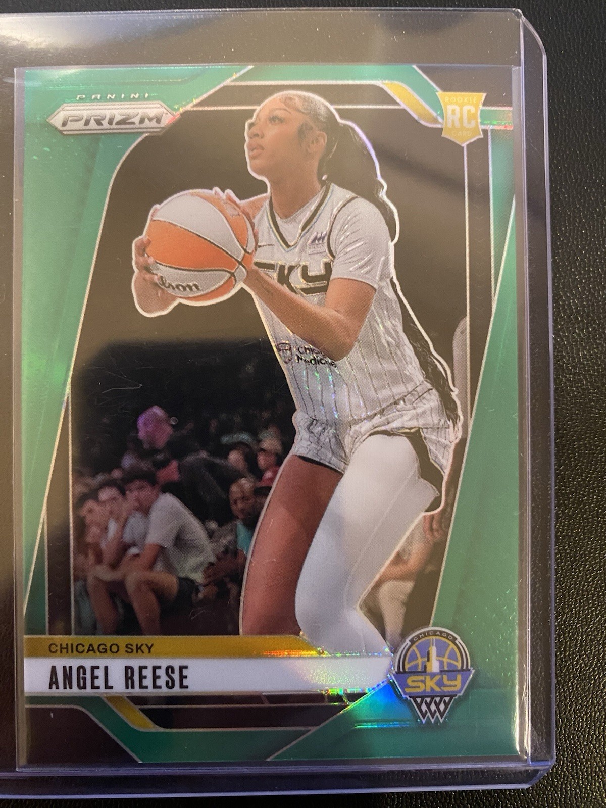 2024 Panini Prizm WNBA - Angel Reese #10 Green Prizm (RC)