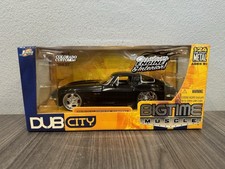 1963 Chevy Corvette Sting Ray Black 1:24 DieCast Jada Toys MIB