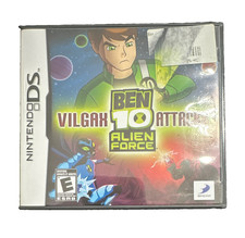 Nintendo Ben 10 Alien Force Vilgax Attacks DS Case w/ Art (No Game)