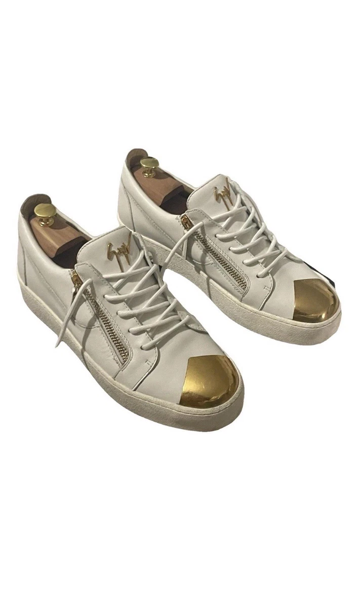 Escarpins Giuseppe Zanotti Gary Slip-on - Blanc - Taille EU 27 - Neuf Avec Boîte - Cuir Italien