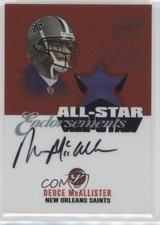 2003 Topps Pristine All-Star Endorsements Deuce McAllister #ASE-DM Auto 0p5
