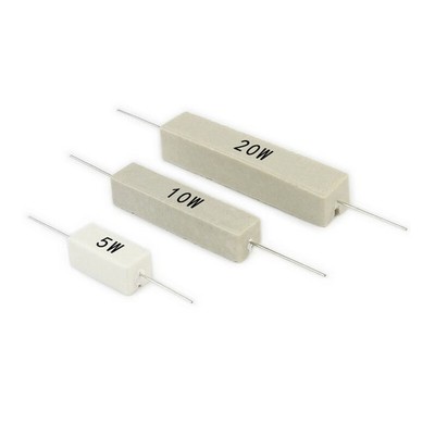 Keramikwiderstand 5/10/20 Watt Drahtwiderstand | 0,1~1k Ohm Draht Widerstände