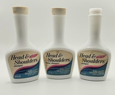 Set of 3 Vintage 1960s Head & Shoulders White...