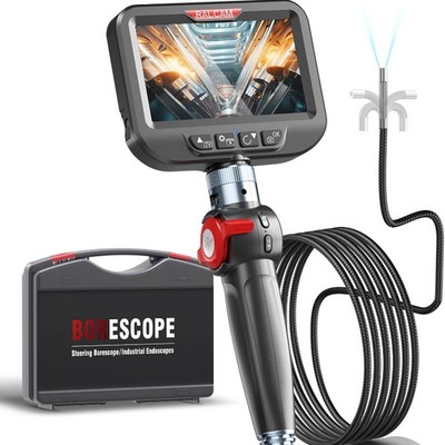 Ralcam Articulating Borescope Endoscope 6.2mm Camera 6 LED IP67 Waterproof