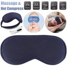USB Heated Eye Mask Warm Eye Compress Heating Pad for Blepharitis Sleep Dry Eyes