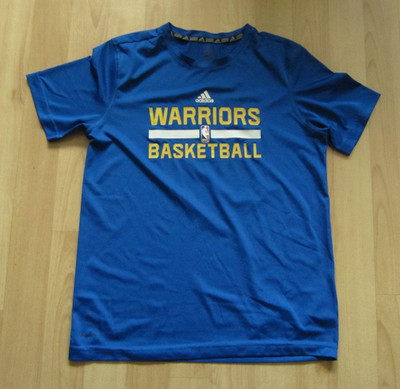 Adidas Golden State Warriors Herren/Jungen T-Shirt Sportshirt blau Gr. M cool