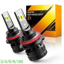 AUXITO LED Headlight 9007 HB5 Hi/Low Beam Bulbs Super Bright White Lamps Z1 2/4X