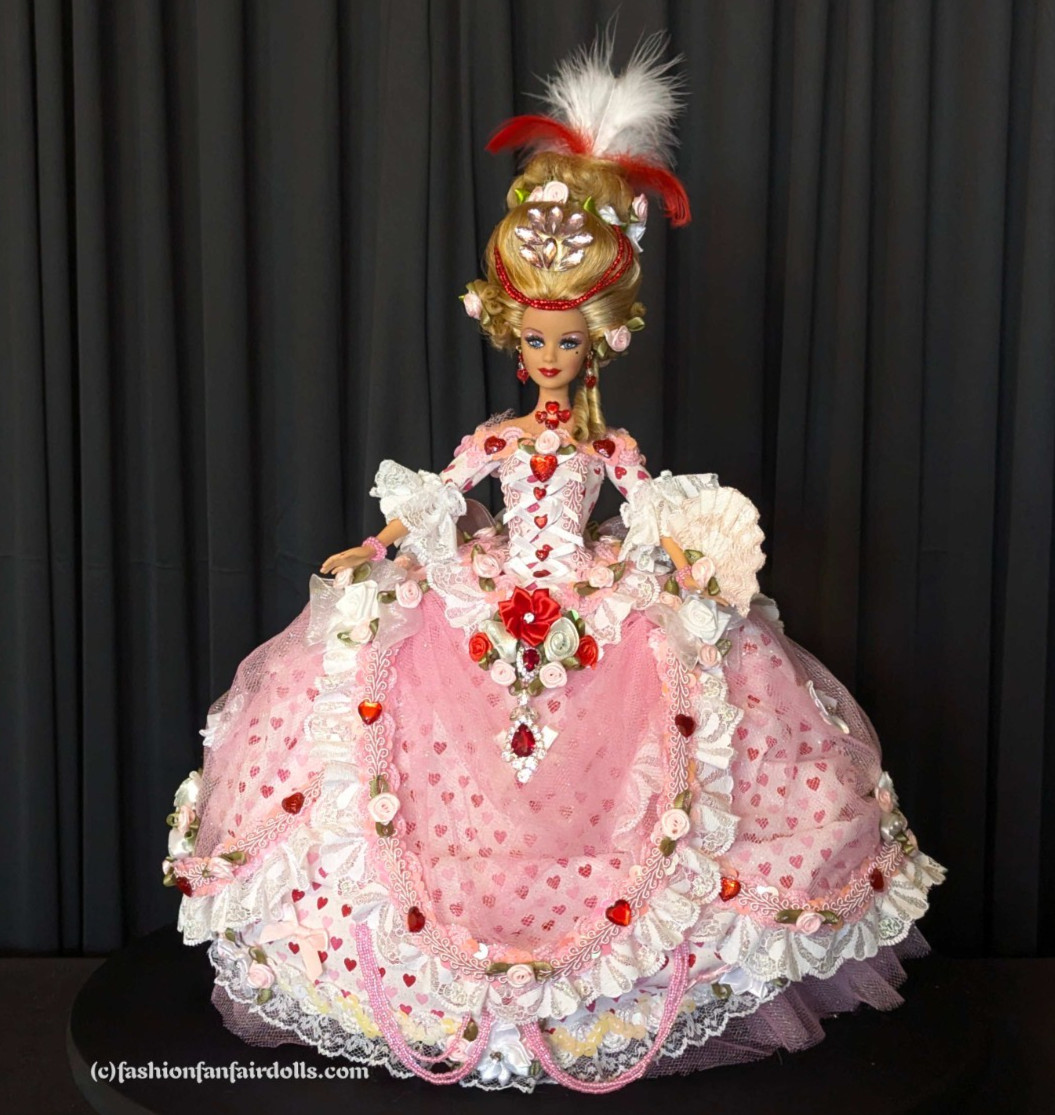 Valentine Rose Mademoiselle Marie Antoinette OOAK Barbie Doll Hearts Lace ~FFF