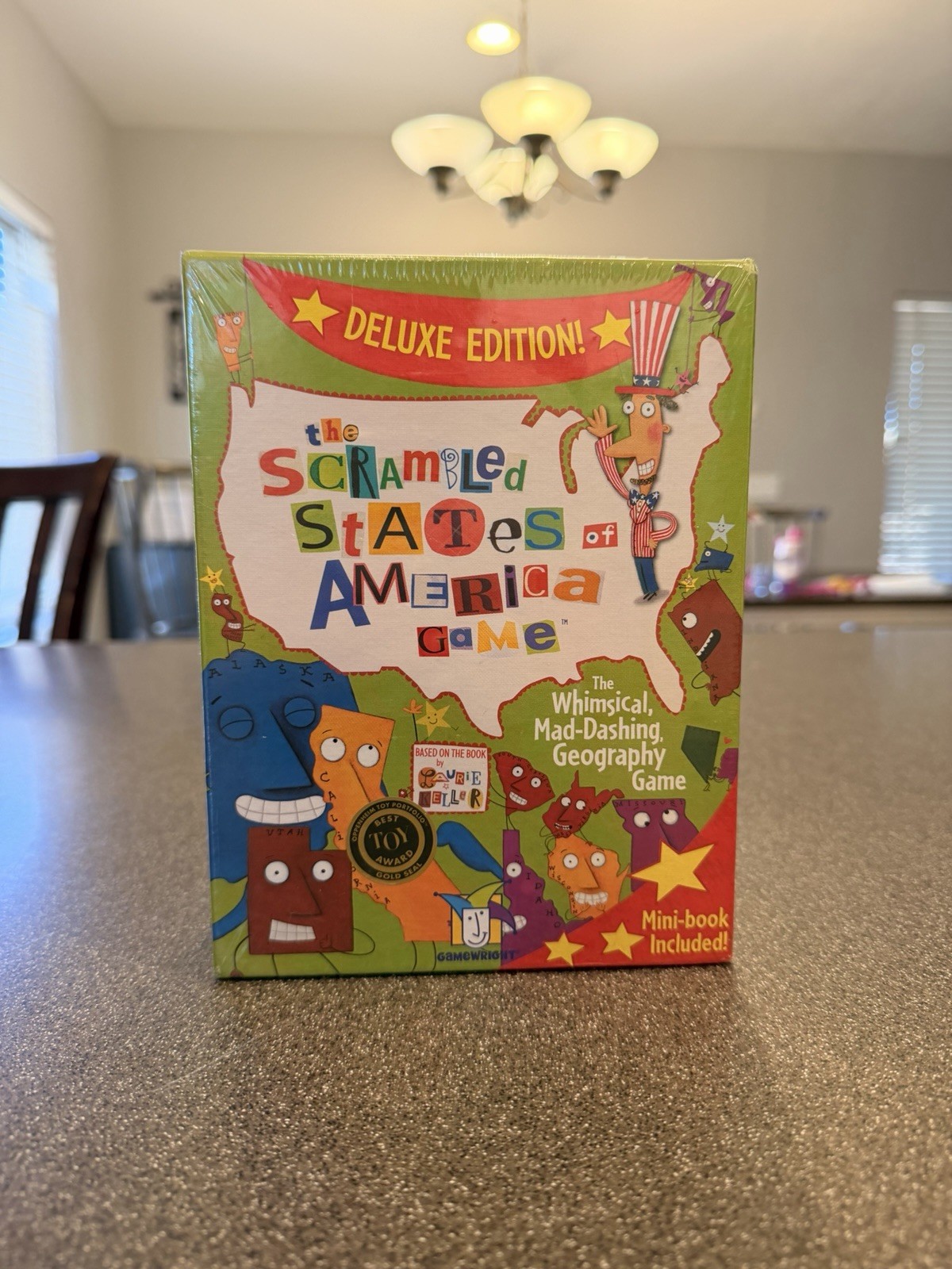 The Scrambled States of America Deluxe Edition Gamewright, New Sealed