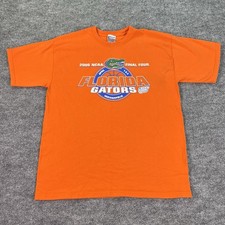 Vintage Florida Gators T Shirt Mens XL Orange 2006 NCAA Final Four Y2K College