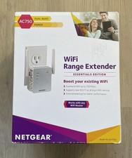 Netgear WiFi Range Extender AC750 Up to 750 Mbps Model EX3700 Open Box
