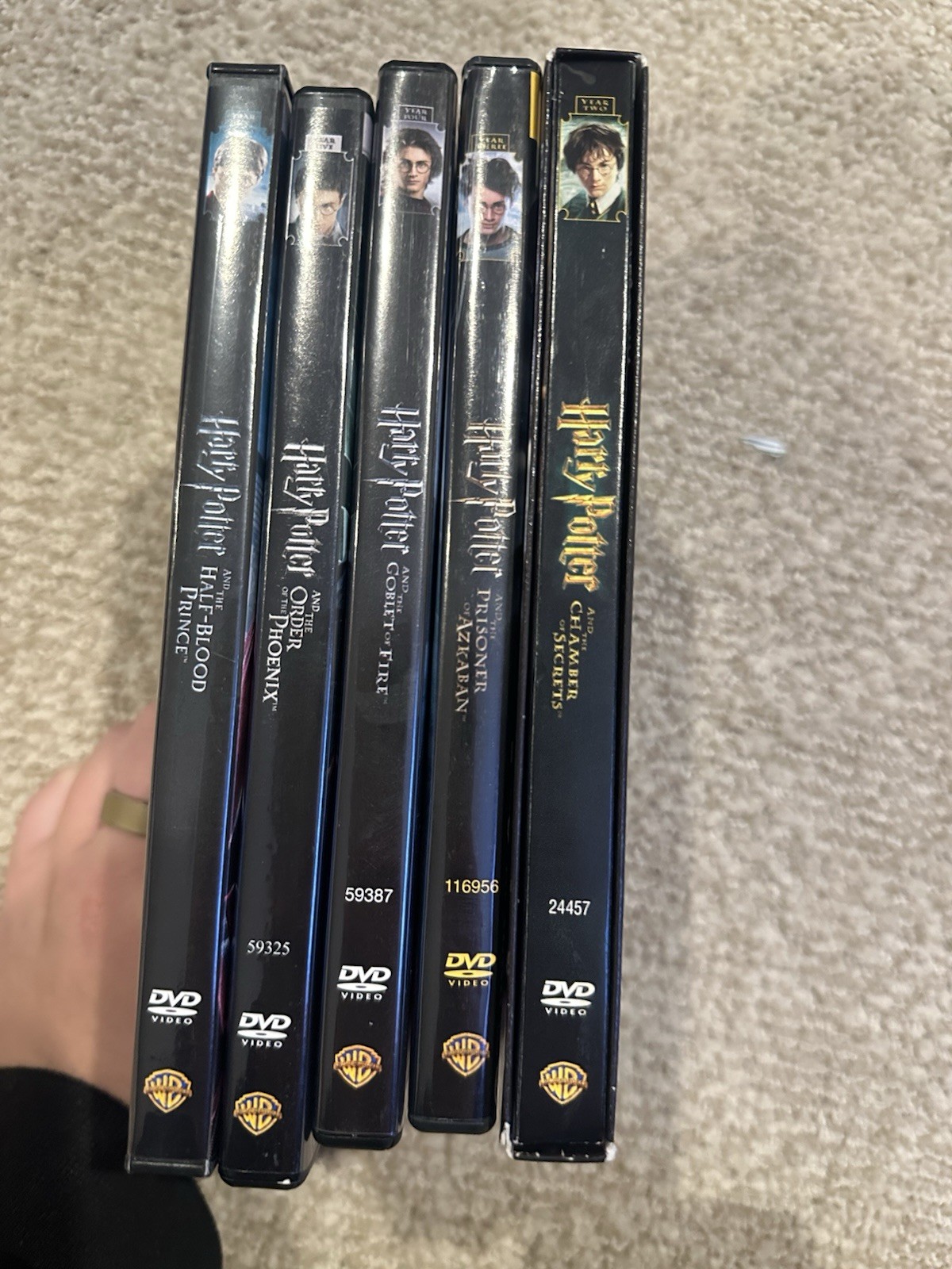 Harry Potter Complete DVD Collection All Movies Box Set  