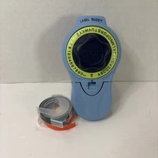 DYMO Label Buddy Embossing Label Maker 3/8in w/ 2 Tape Rolls EUC