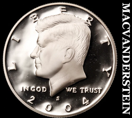 2004-S Silver Kennedy Half Dollar-Choice Gem Proof No Reserve #i2944