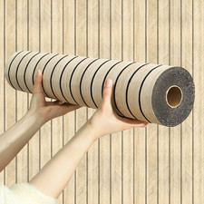 Chejiaye Wood Slat Peel And Stick 3D Wall Panel -23.6X118Soundproof