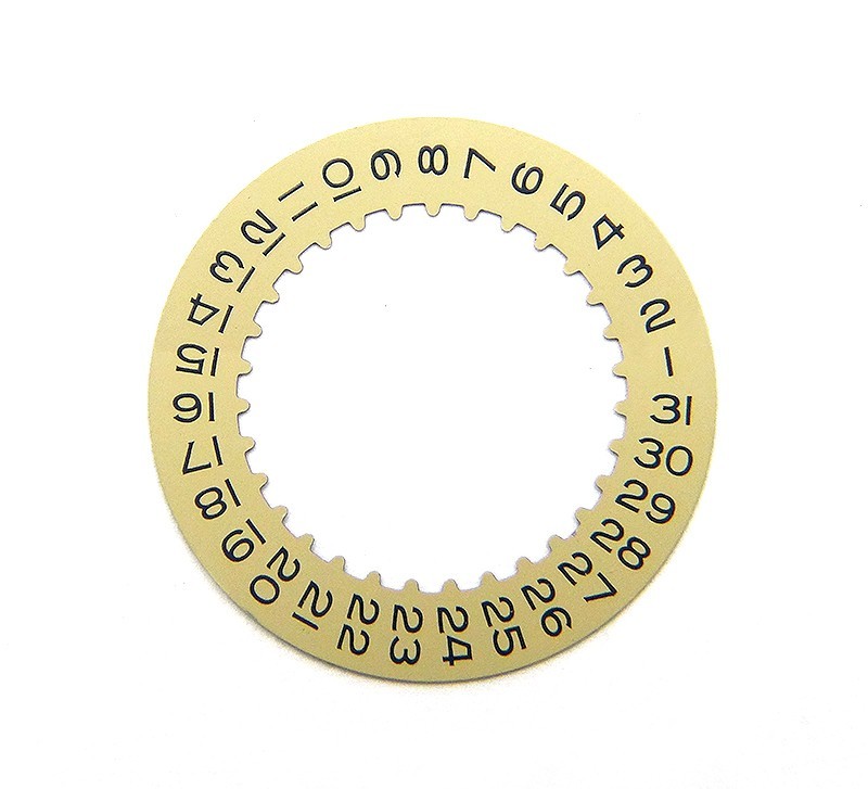 Genuine Rolex 3135 3155 3175 3185 Caliber 16100 Champagne Beige Date Disc Wheel