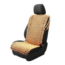 Beaded Car Seat Cover, Cooling Wood Bead Seat Cover, Breathable Semi Truck Se...