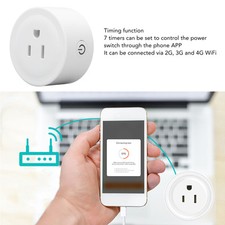 3 Holes Mini WiFi Socket Voice Control Remote Controlling Phone Timing New