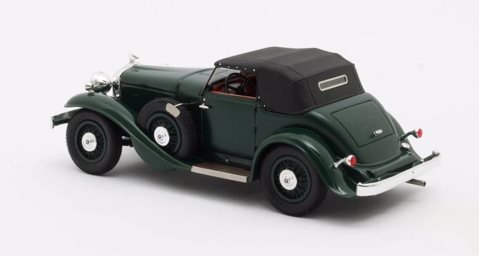 MATRIX SCALE MODELS, STUTZ DV32 Bearcat cabriolet chiuso verde 1932, 1/43,  M... - Immagine 4 di 4