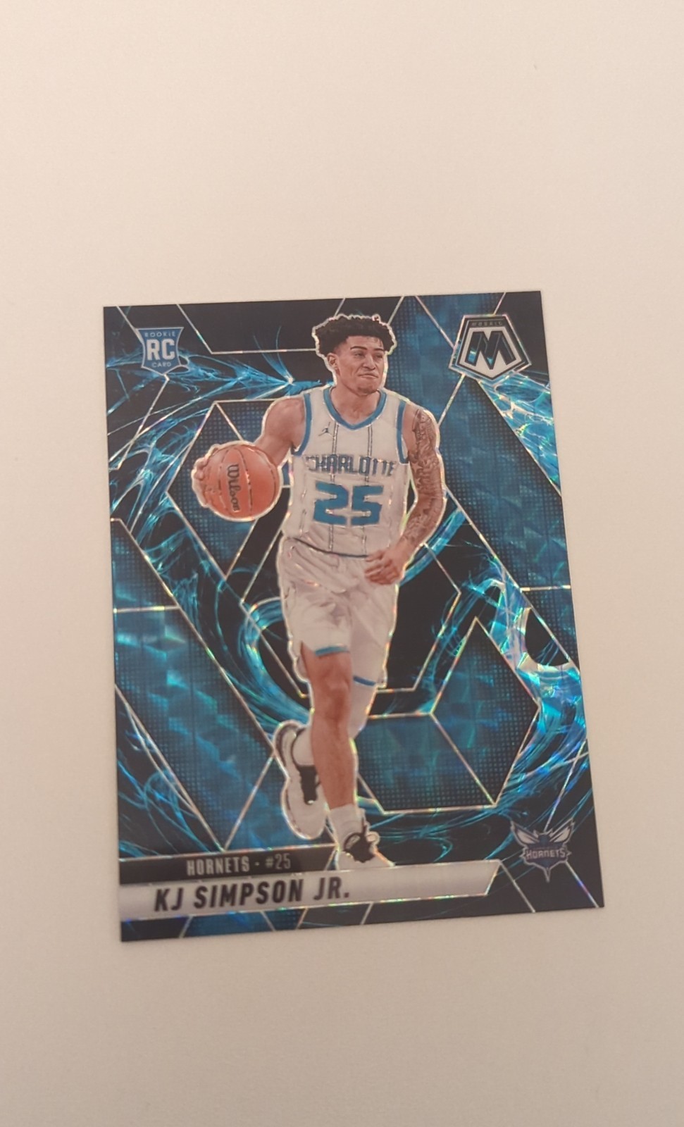 2024-25 Panini Mosaic - Rookies KJ Simpson Jr. #239 Genesis Mosaic Prizm (RC)