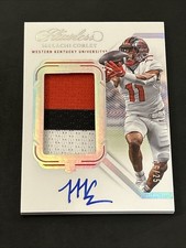 2024 Panini Flawless Collegiate #154 Malachi Corley RC Rookie AUTO /25 Patch