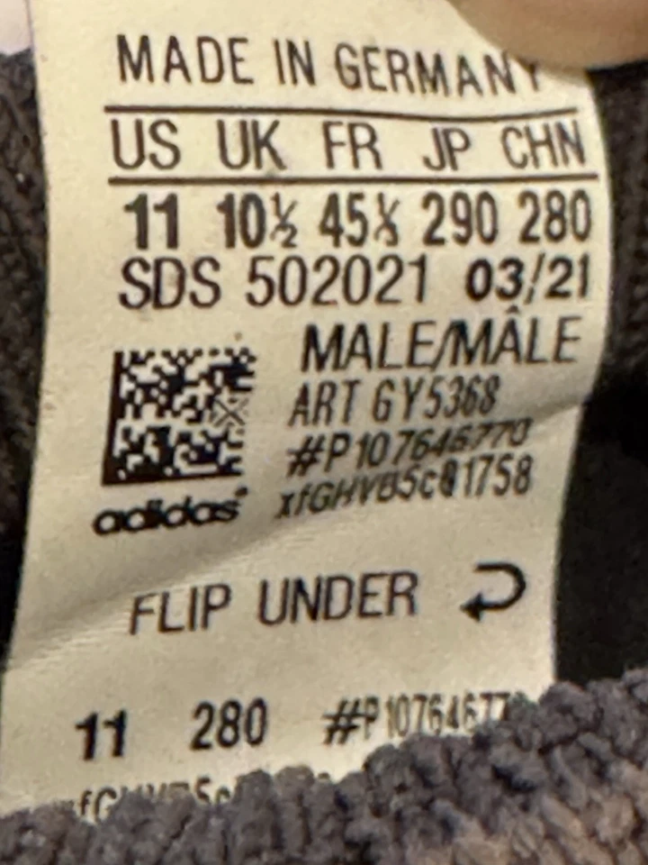 adidas Yeezy 450 Dark Slate GY5368 Men’s Size 11 - Image 3 of 4