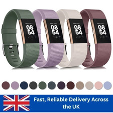 For Fitbit Charge 2 Strap Replacement Silicone Wristband Band Watch Wrist Straps