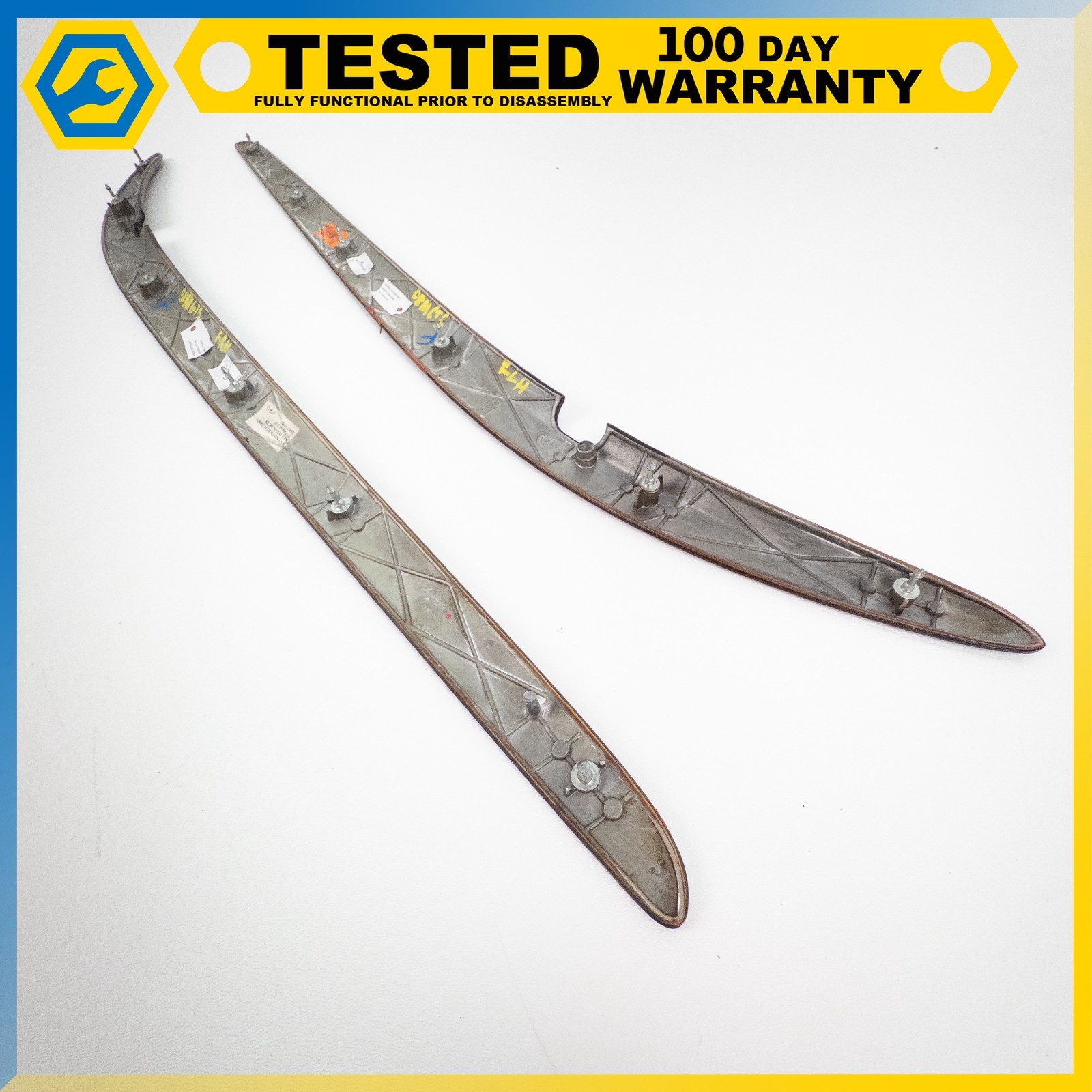 08-19 MASERATI GRANTURISMO FRONT REAR LEFT RIGHT INTERIOR PANEL TRIM WOOD SET OE