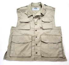 Tilley Endurables Different Drummer Travel Safari Utility Vest L/XL Canada Beige