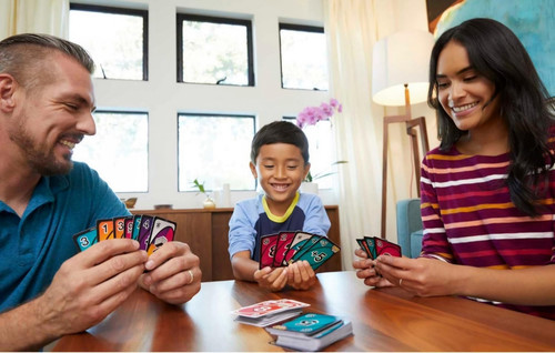 UNO FLIP! Family Card Game, with 112 Cards in a Sturdy Storage Tin, 7 Years + - Picture 6 of 6