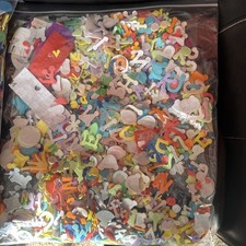Creative Art Crafts Foam Shapes Assorted Colors thousands  Thousands Of Pieces
