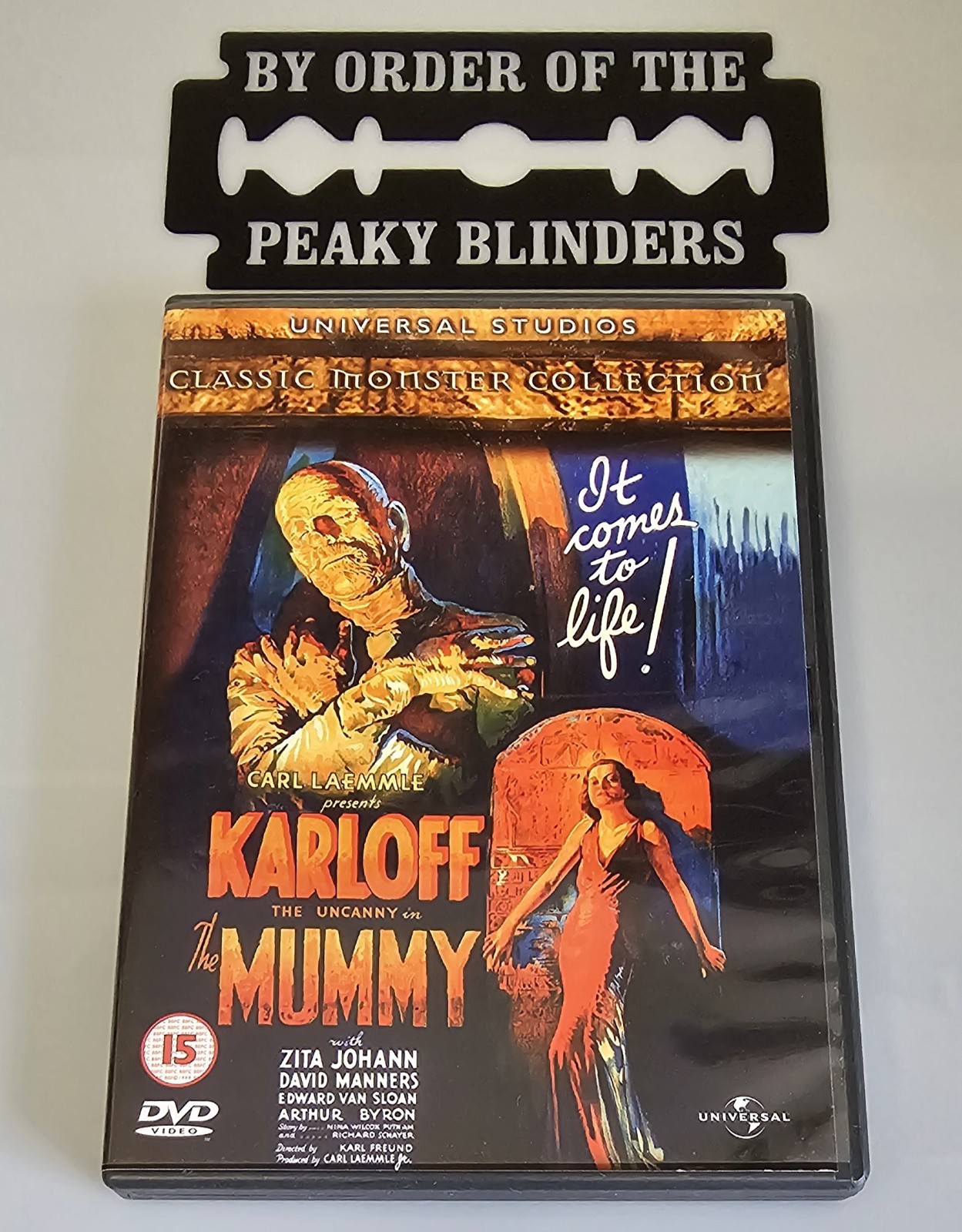 THE MUMMY DVD BORIS KARLOFF