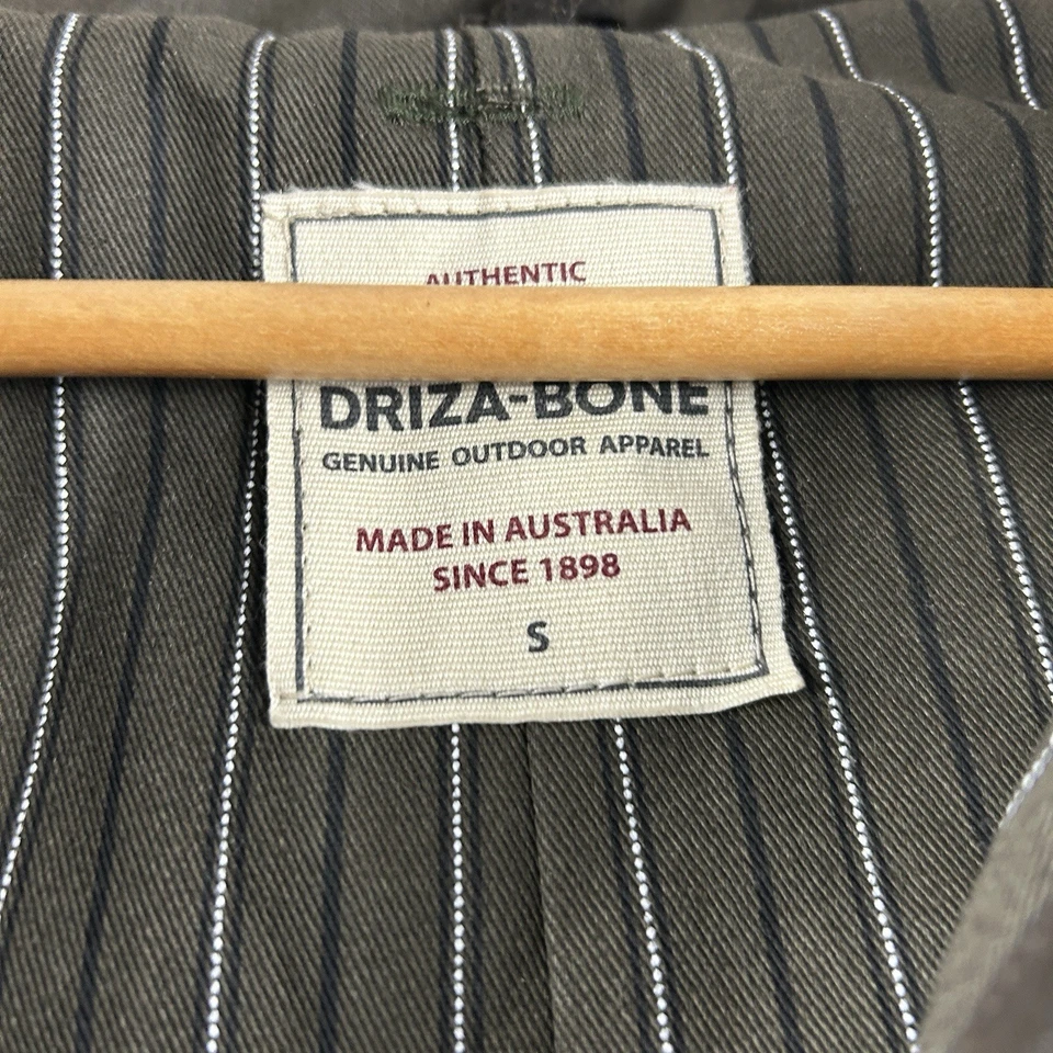 Abrigo de equitación Drizabone talla S marrón encerado piel aceitera largo capa de hombro Foto 3 de 4