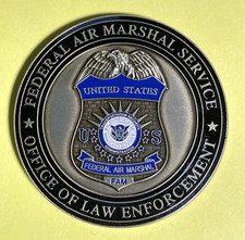 ✅🔥U.S. Federal Air Marshal Office of Law Enforcement Challenge Coin
