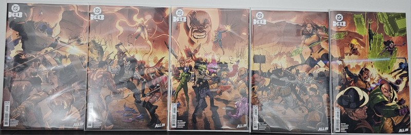 DC KO #1 2 3 4 5 Javier Fernandez CONNECTING Cover SET Lot 2026
