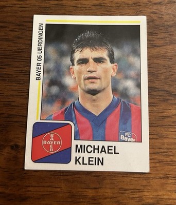1991 Panini Fussball (Soccer) Bayer 05 Uerdingen #281 Michael Klein