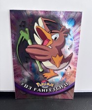 Pokémon Topps Holo #83 Farfetch’d Blue Logo Tv Animation Edition