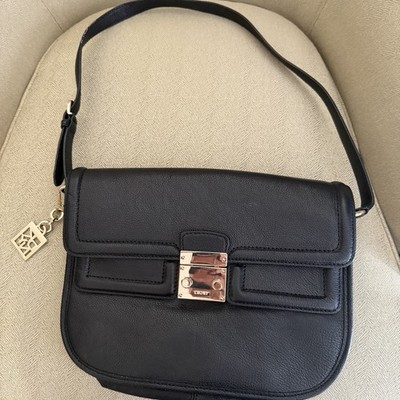 Donna Karan New York - DKNY Elissa Shoulder Strap/ Flap Bag Push Lock Purse