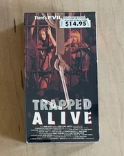Cannibal Mutant Horror Slasher TRAPPED ALIVE (1993) Sealed VHS AIP Home Video