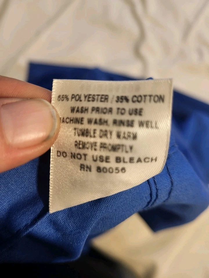 Pantalones Medline Comfort Ease grandes #400JRLL azules unisex de la industria médica Foto 3 de 4