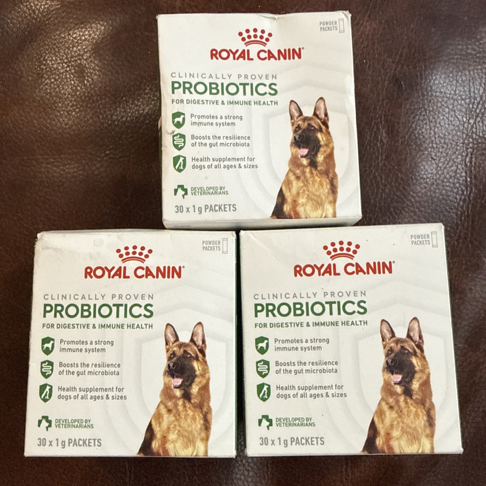 (3) Royal Canin Probiotics for Dogs Digestive and Immune Health Powder 30 count