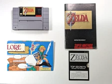 *no box* Legend of Zelda Link to the Past Nintendo SNES with map/manual/secrets