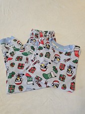 Bluey Unisex Adult Large 2-piece Velour Holiday Christmas Pajama Set Polyester
