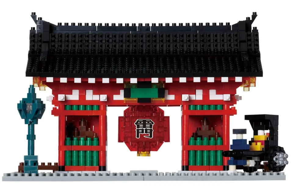 【TOY】Nanoblock Kaminarimon NBM-058 nano block figure toy Japan［ Asakusa ］ - Image 4 of 4