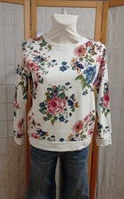 sweat T S M 38 40 SWEEWË pull cardigan haut top tunique sportswear fleur TBE