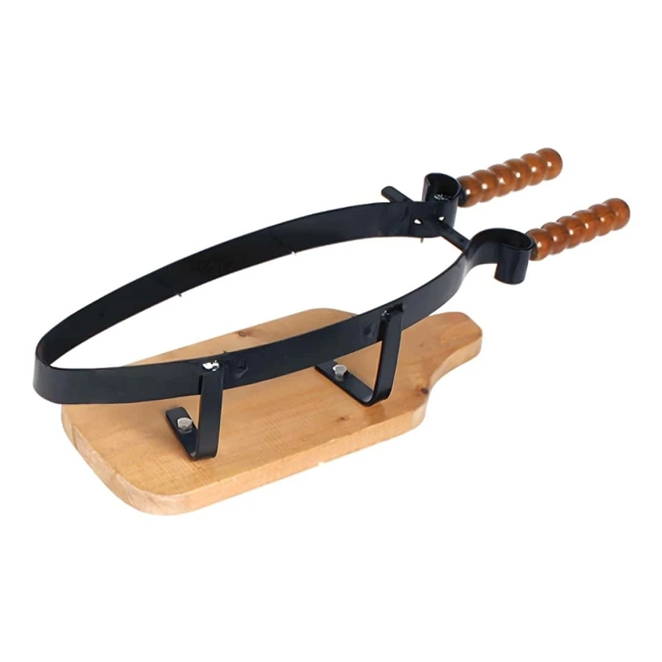 Morsa Stringiprosciutto Aus Metall Mit Holzsockel Holzgriffe für Salumeria Risto - Bild 1 von 1