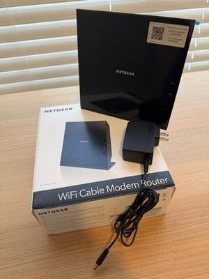 NETGEAR AC1600 C6250 Dual-Band WiFi Cable Modem Router DOCSIS 3.0 680 Mbps 2 LAN