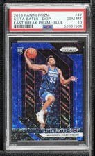 2018 Panini Prizm Blue Fast Break /175 Keita Bates-Diop PSA 10 GEM MT Rookie RC