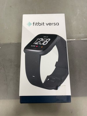 Fitbit Versa Smart Watch, Black/Black Aluminium, One Size (S & L Bands Include 1
